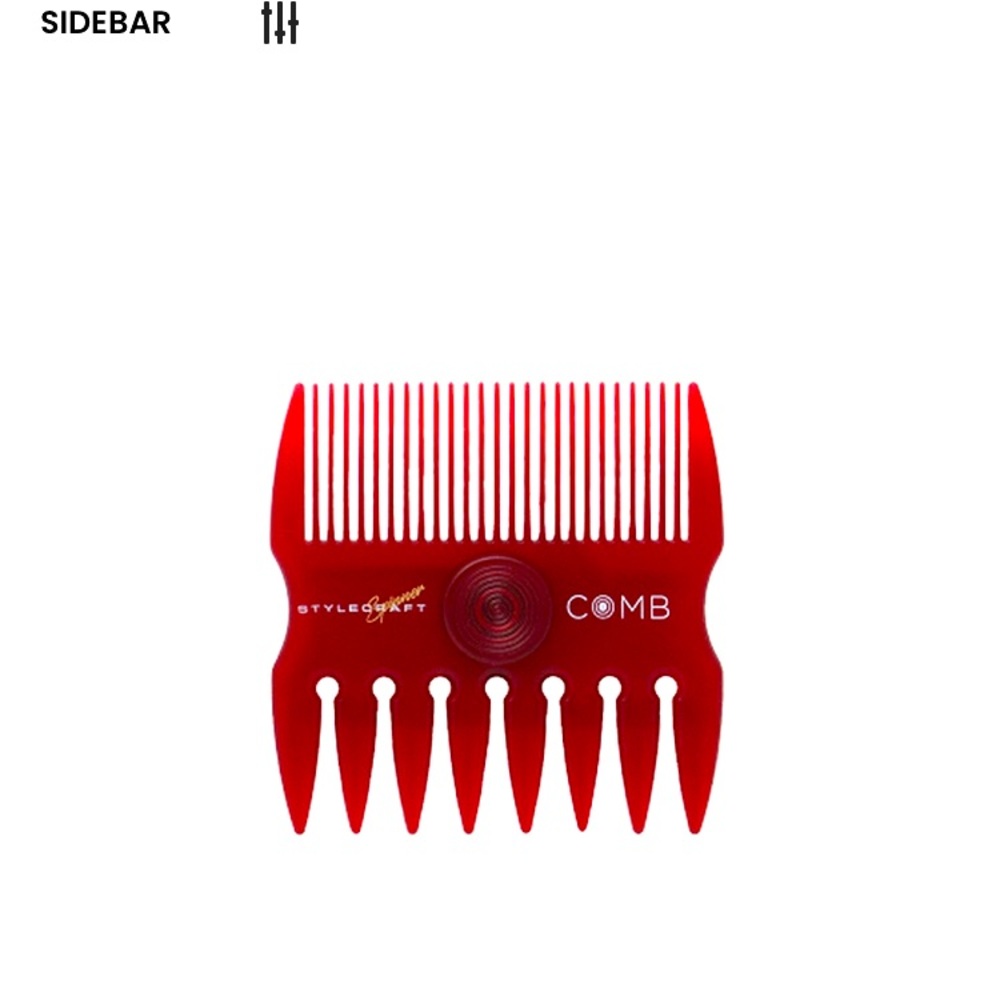 Men comb for beard with a fidget spinner’s touch